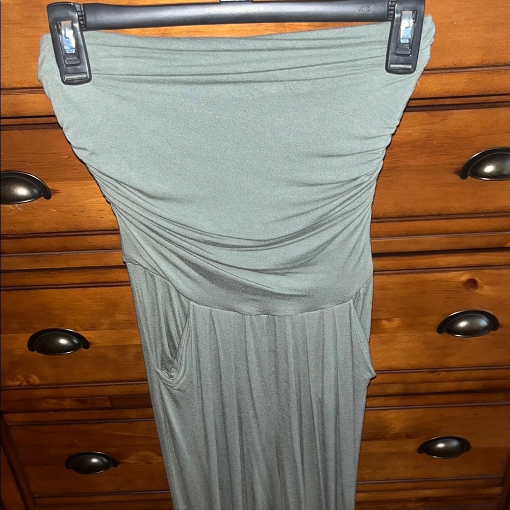 Olive green romper